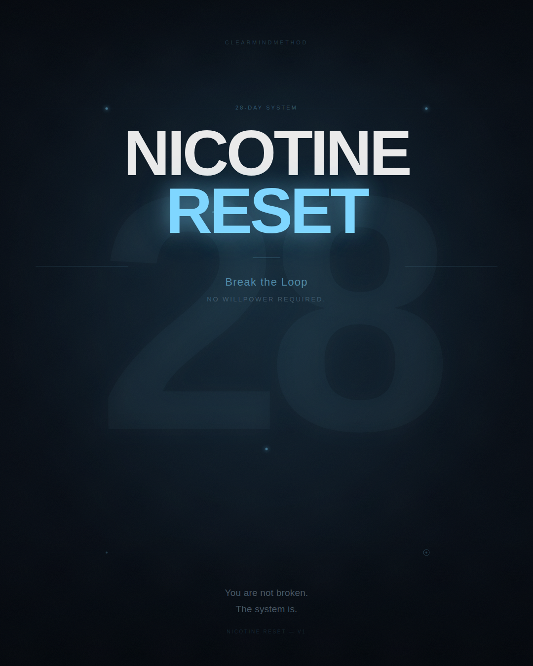 28-day nicotine reset system digital download